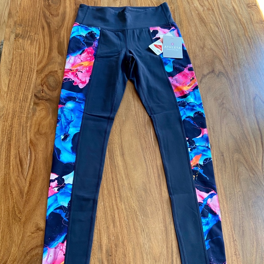 Athleta highrise superimpose chaturanga tight